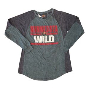 NHL Minnesota Wild Longsleeve and Short Sleeve Shirts Size S